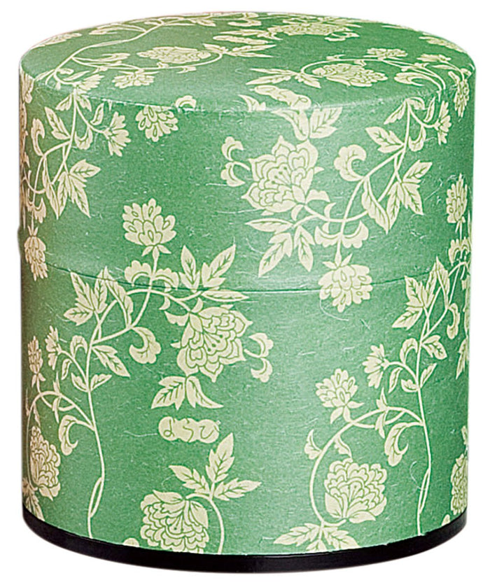 Yamaco Tea Canister Po-Kan S Flower Arabesque Model 84778