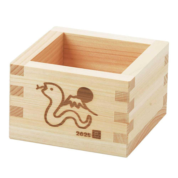 Yamaco Tono Hinoki Gomasu Snake 8.4x8.4x5.4cm Unpainted 12282