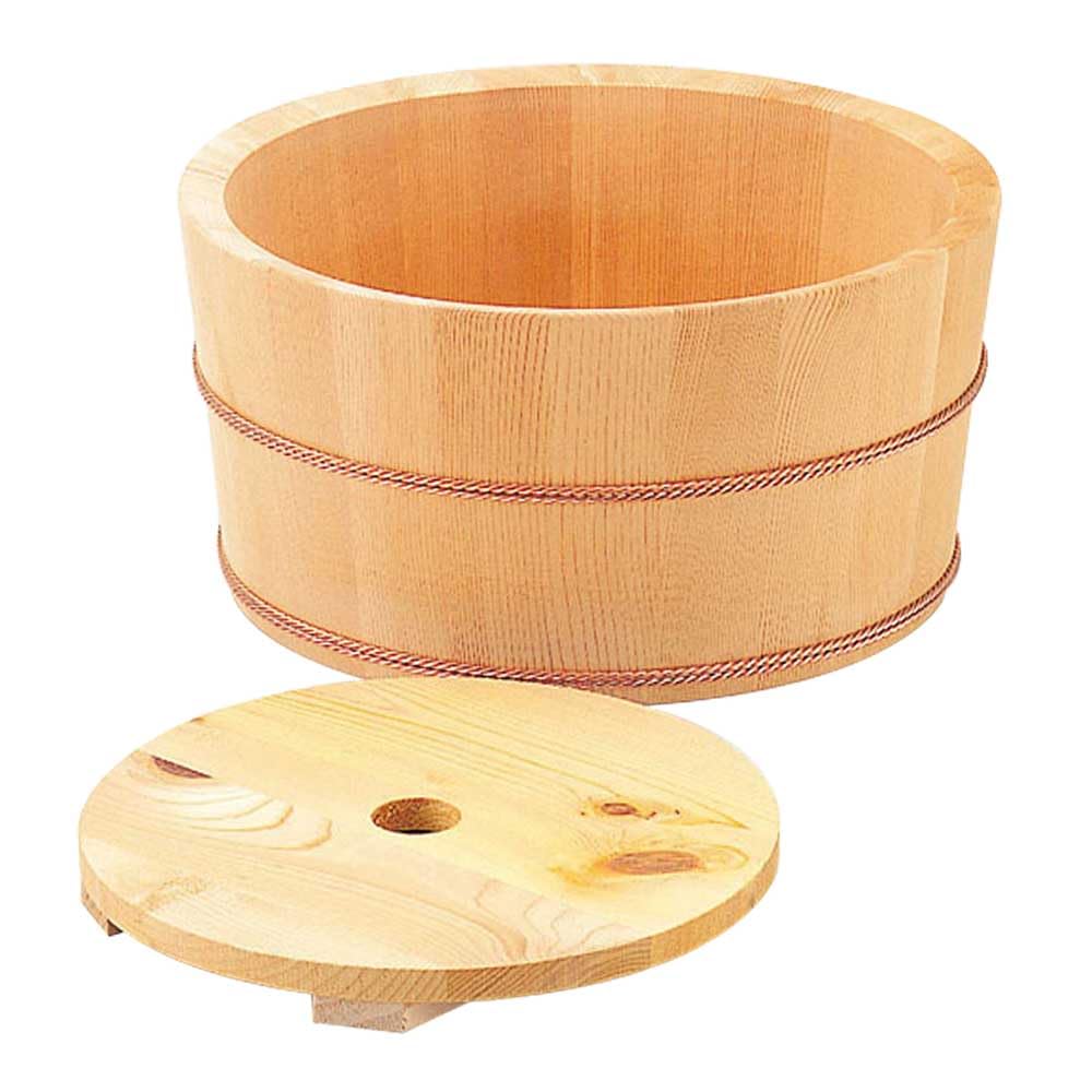 Yamaco Ice Bucket Sawara Wood Large 305x155mm Premium Quality