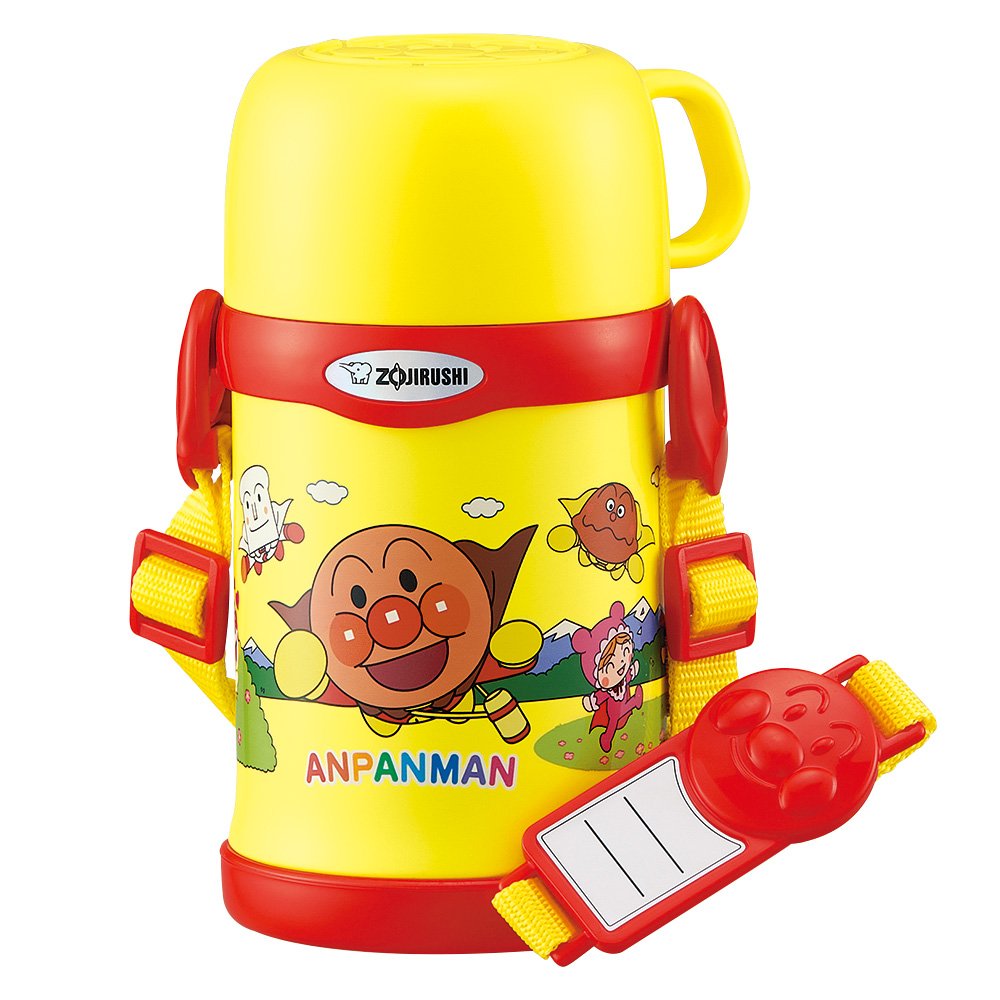 Zojirushi 450ml Stainless Steel Water Bottle with Cup Anpanman Series SC-LG45A-ER
