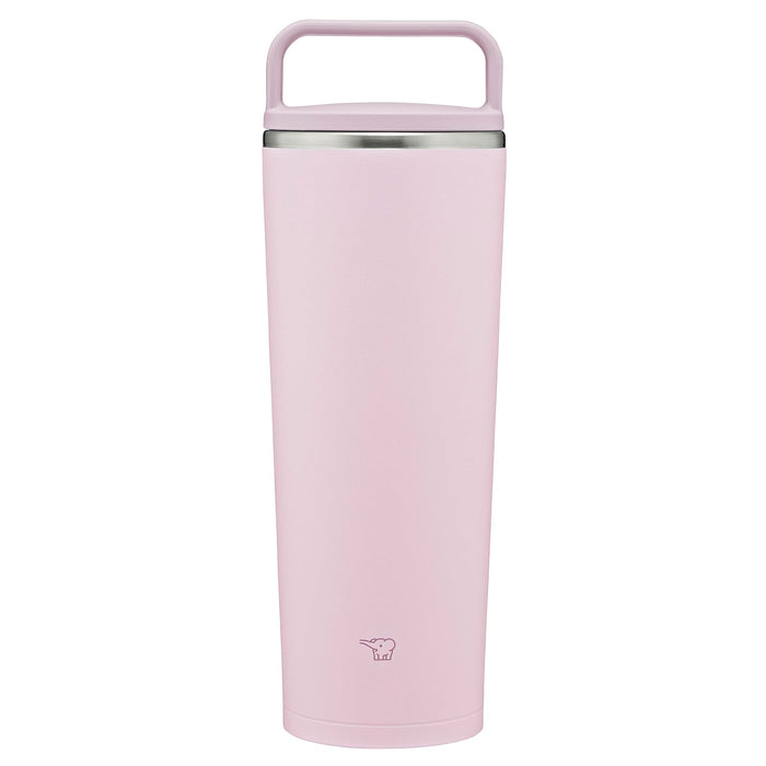 Zojirushi SX-JS40-PM 400ml Carry Tumbler Water Bottle with Handle Dishwasher Safe Powdery Pink