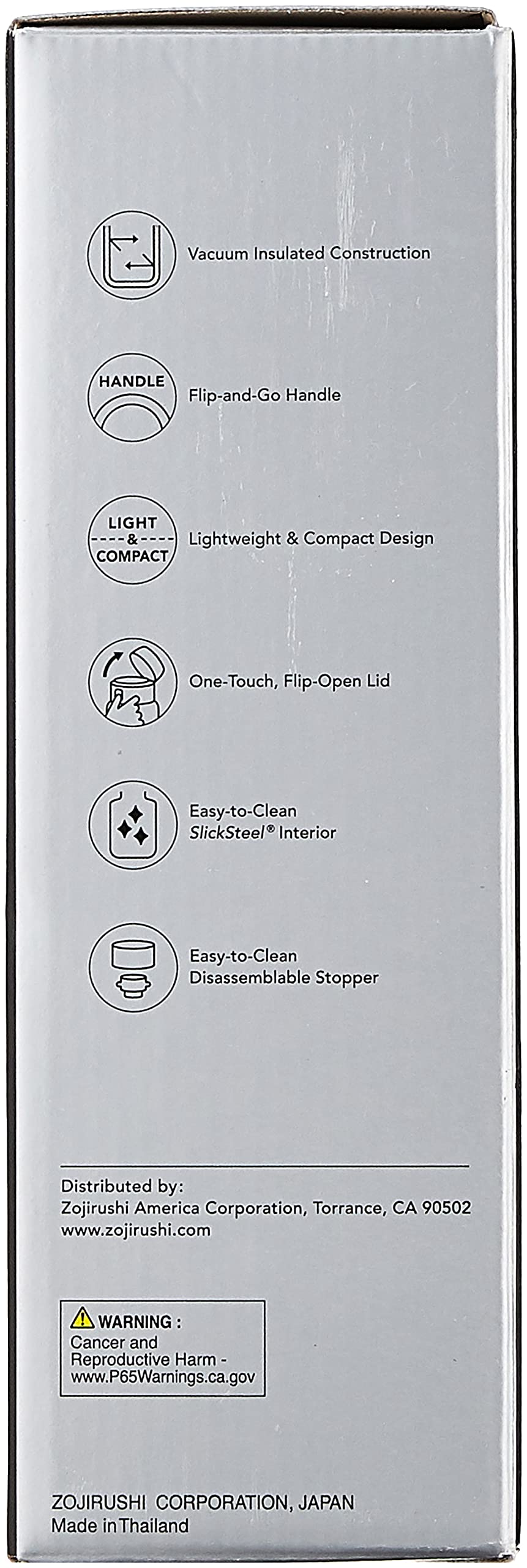 Zojirushi Flip and Go 16oz Stainless Steel Mug in Hibiscus Red