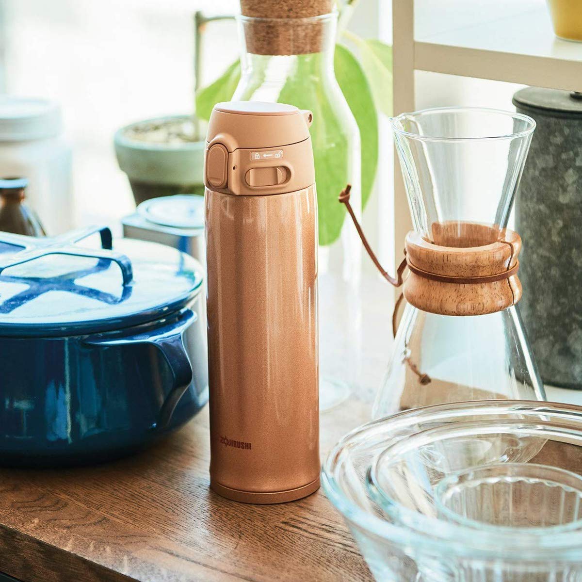 Zojirushi Honey Gold Mug Bottle Compact 480ml SM-TA48-DM