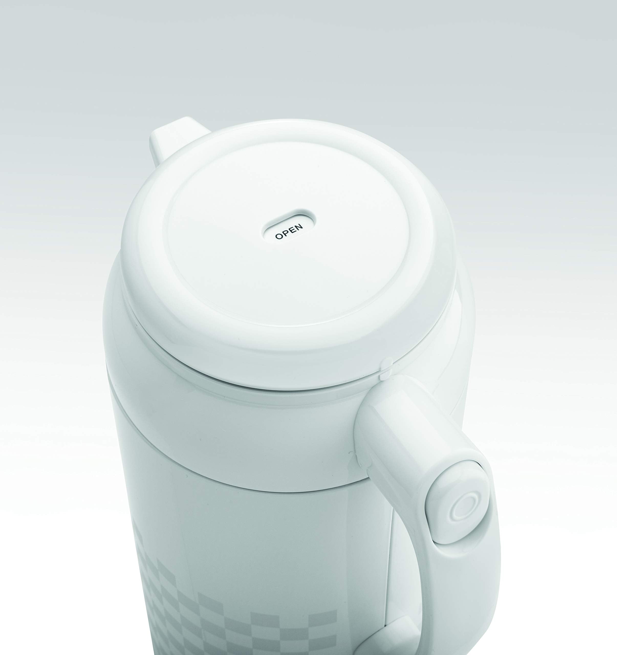 Zojirushi 1.0L Premium Thermal Carafe in Ichimatsu White