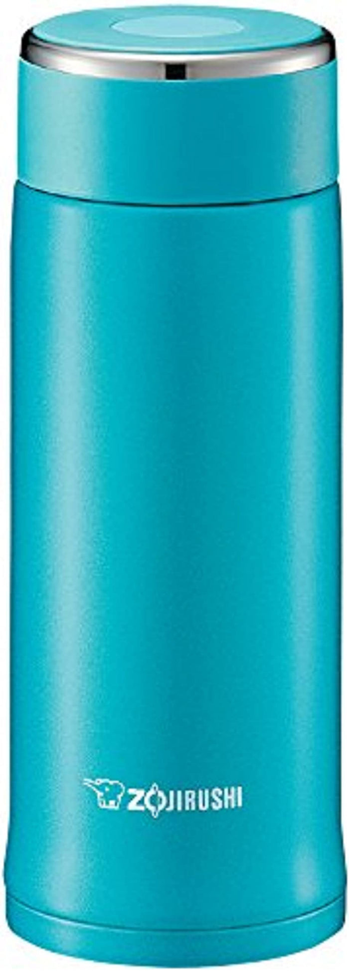 Zojirushi 360ml Stainless Steel Water Bottle Mug Turquoise Blue