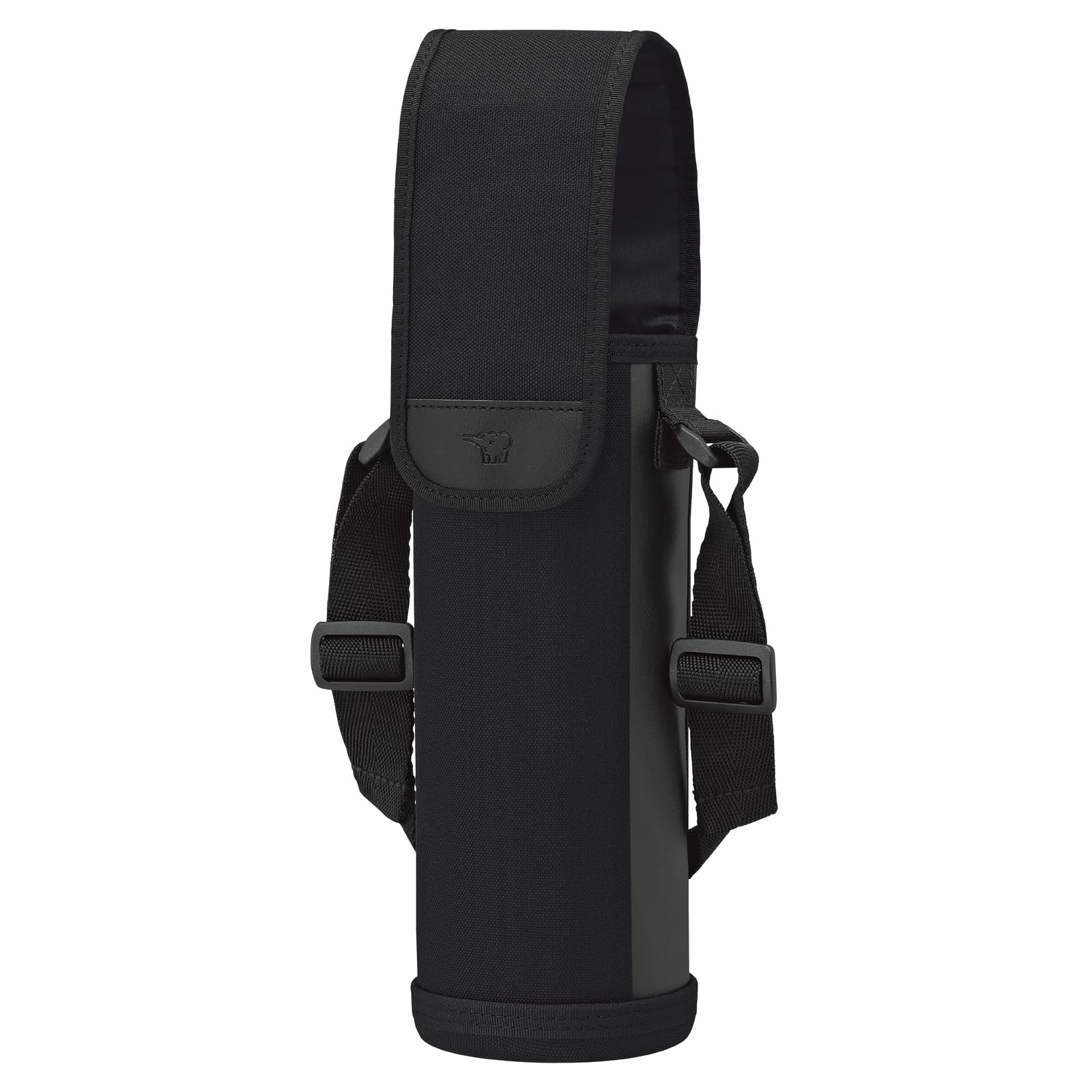 Zojirushi Black Stainless Steel Water Bottle Cover 720ml with Shoulder Strap & Name Tag Mc-Ca04-Ba