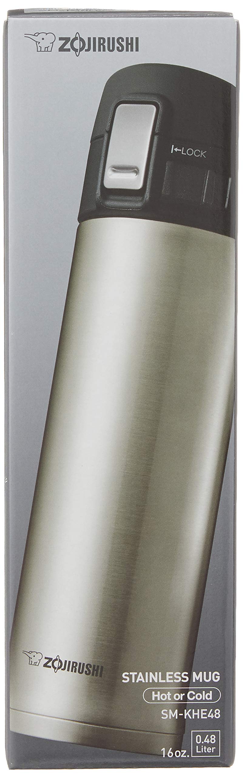 Zojirushi 16Oz Gold Stainless Steel Mug Model Sm-Khe48Nl