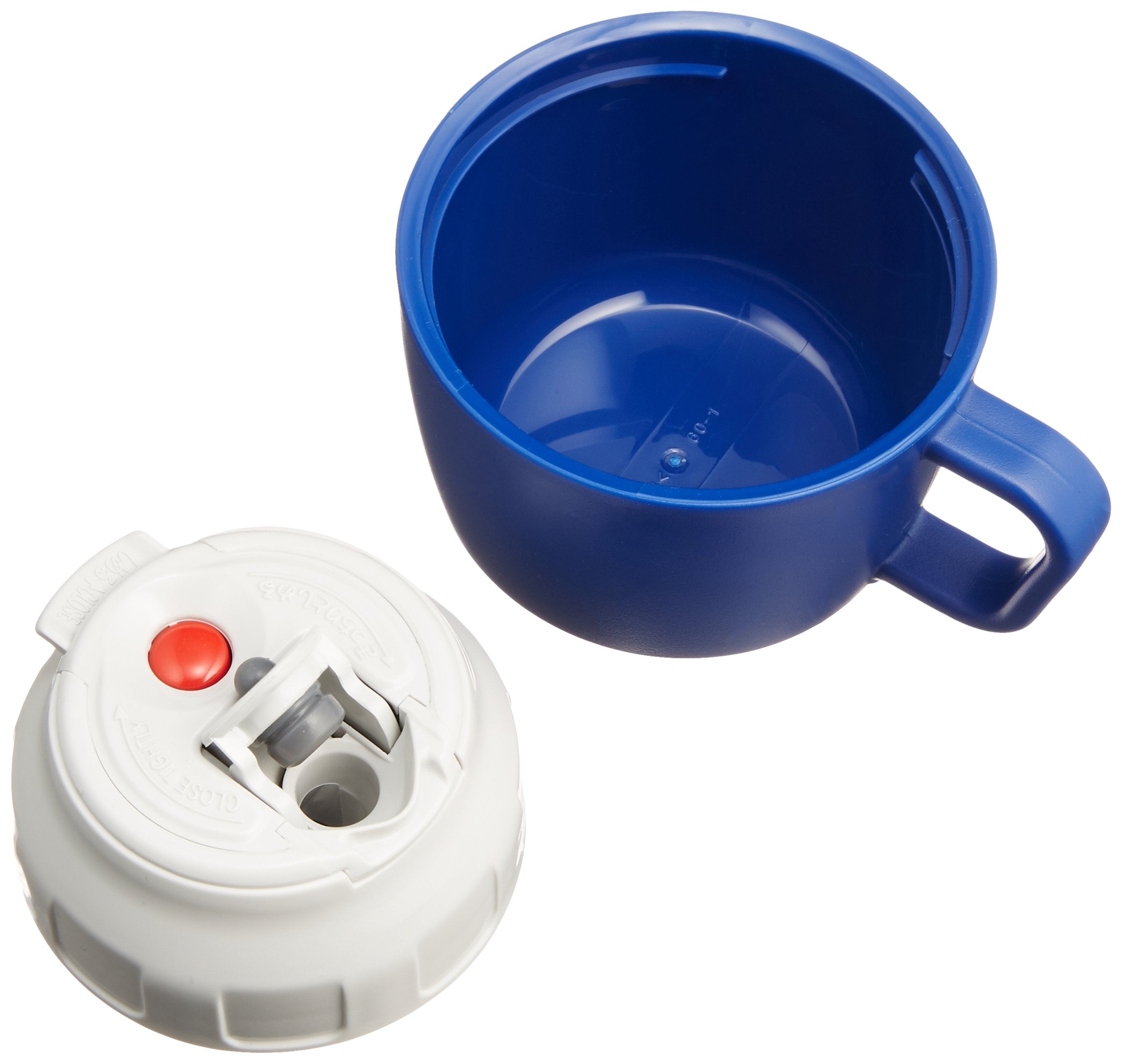 Zojirushi 820ml Blue Stainless Steel Water Bottle with 2-Way Cup and Drinking Pouch