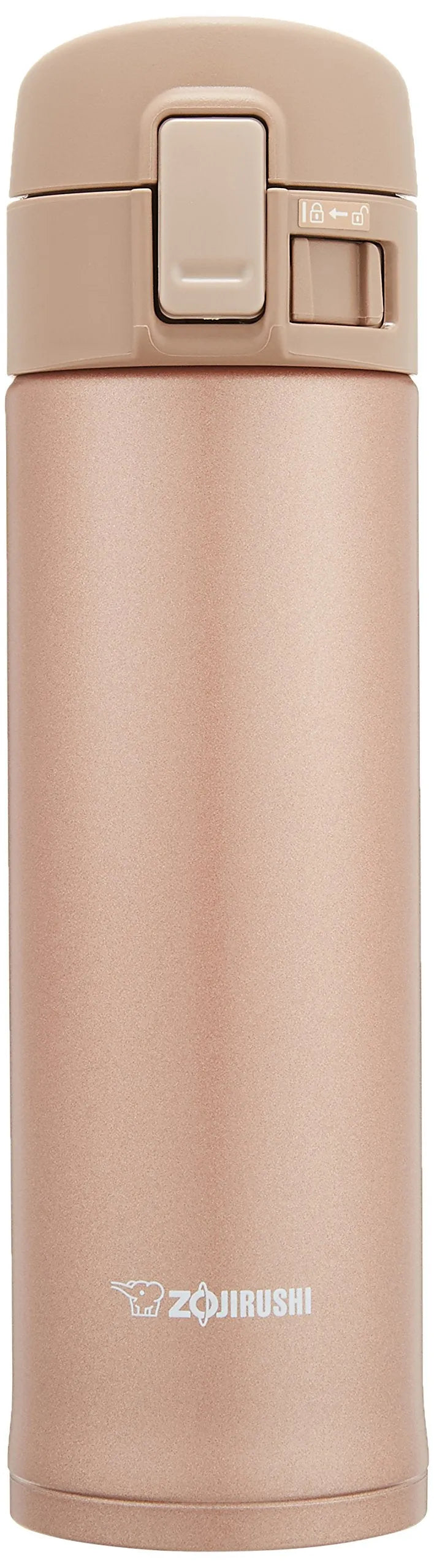Zojirushi Sm-Kc48-Nm Water Bottle Direct Drinking Stainless Mug Rose Gold 480ml - Thermos Bottles