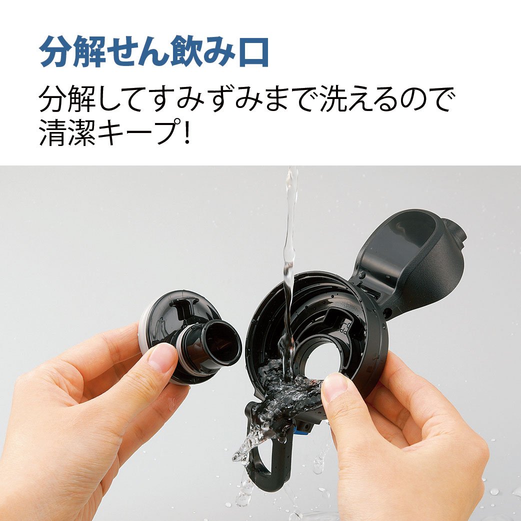 Zojirushi 1.03L Stainless Steel Direct Drinking Cool Water Bottle Sd-Eb10-Al