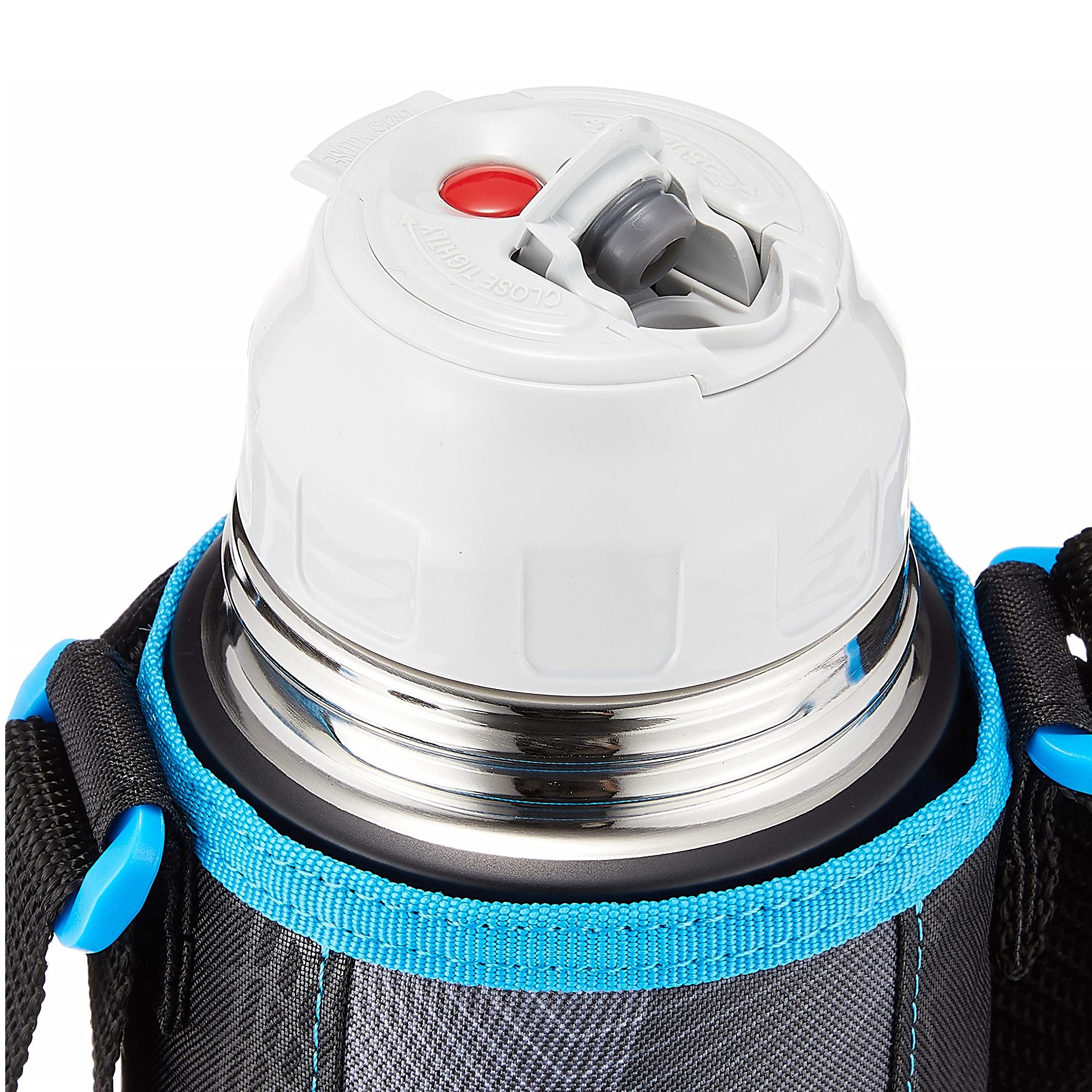 Zojirushi Stainless Steel 820ml 2-Way Water Bottle for Field Trip and School in Black Blue