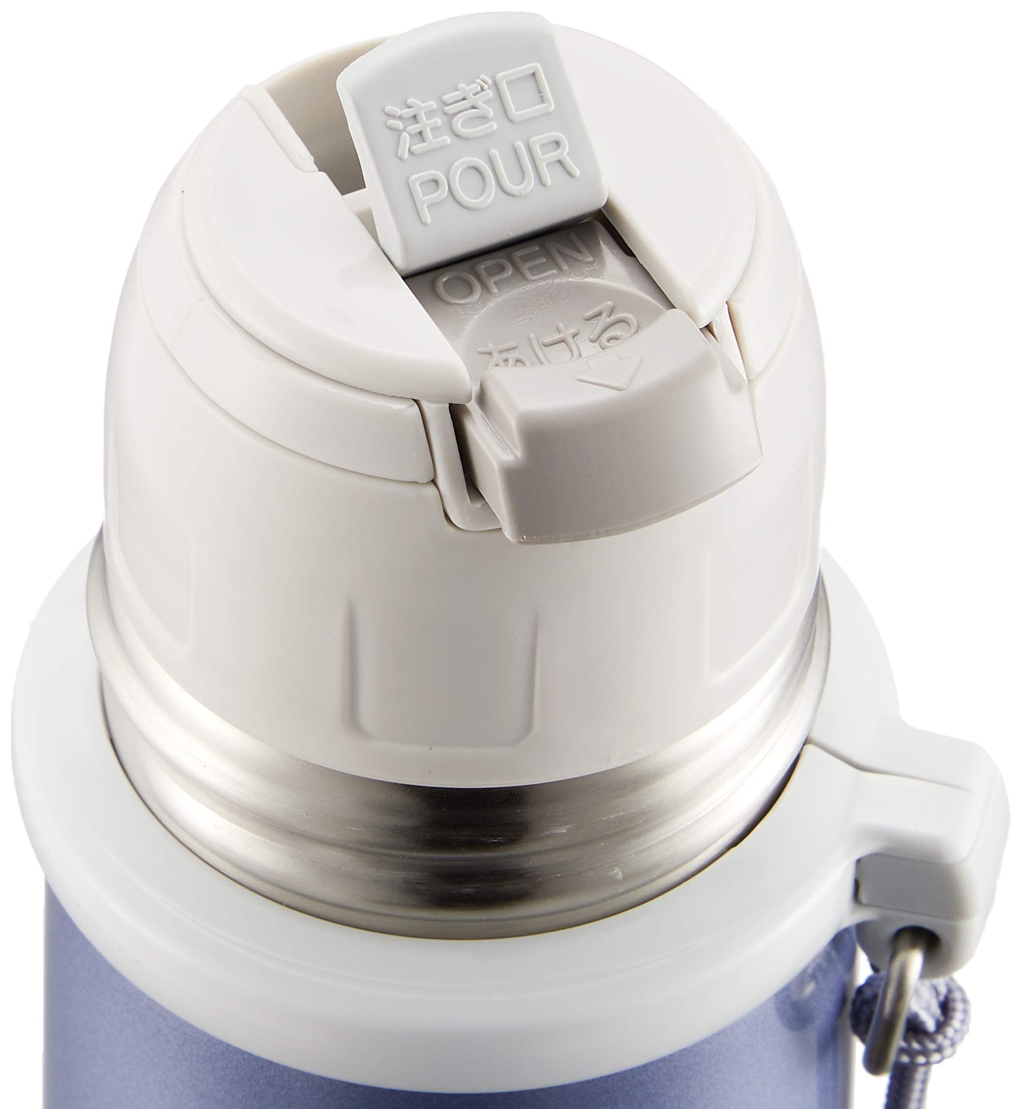 Zojirushi 250ml Stainless Steel Water Bottle Metallic Blue Mug Cup Model SS-PC-25-AH