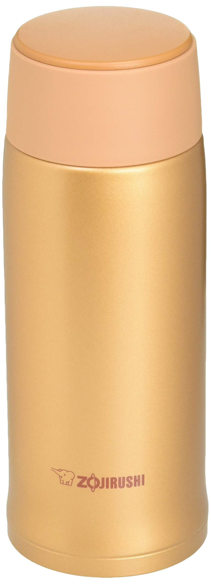 Zojirushi 360ml Lightweight Stainless Steel Insulated Water Bottle in Honey Gold