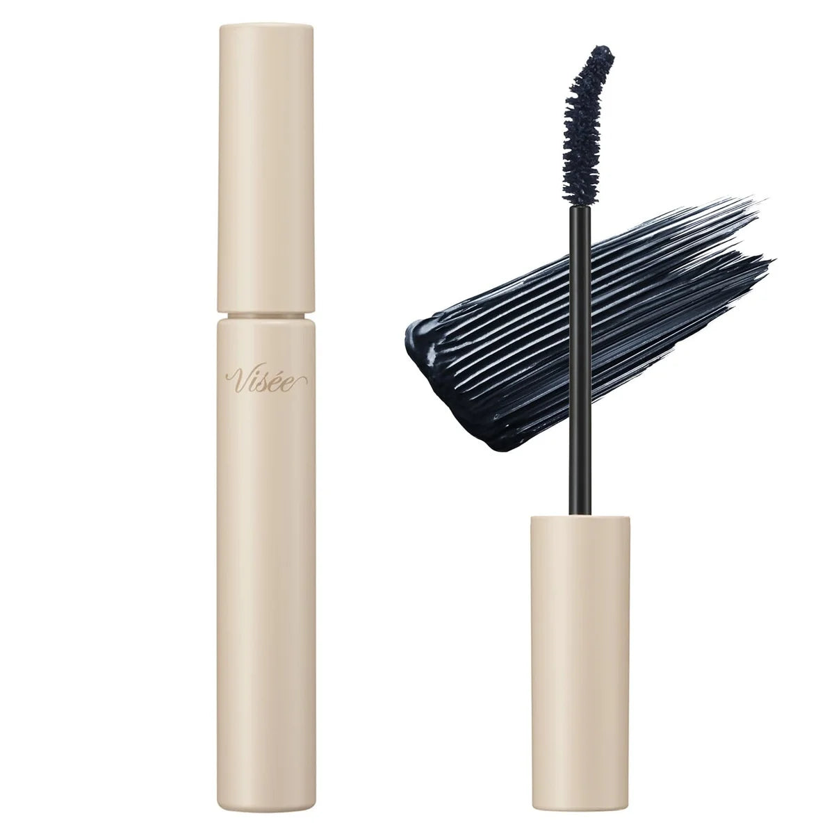 Visee Detail Fit Mascara 01 Bleu Noir 6,5G Film Curl-Keeping Sans Fibres
