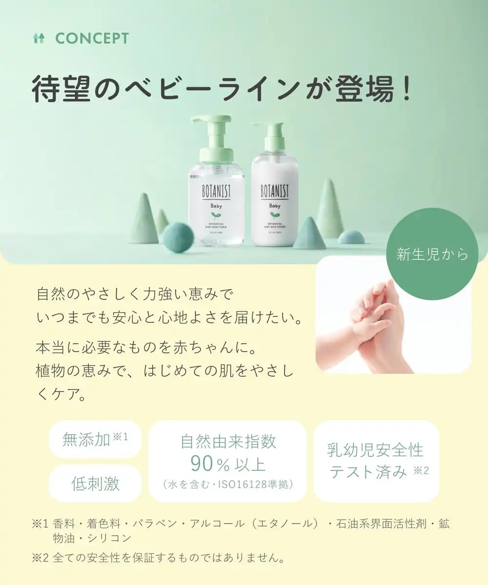 Ensemble de soins corporels botaniques pour bébé Botaniste - Soin doux pour la peau des nourrissons