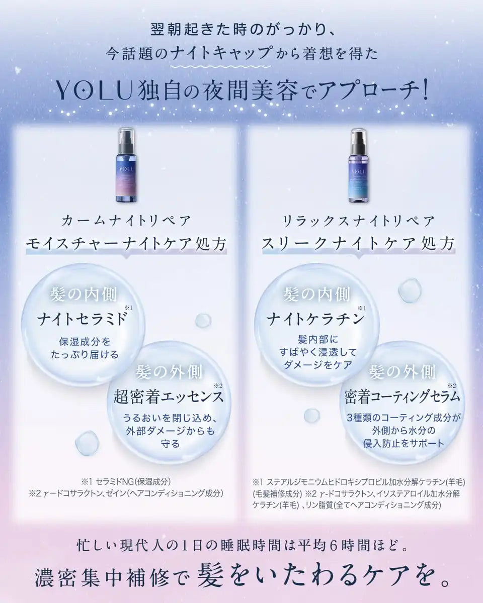 Yolu Hair Oil Relax Night Repair 80ml - Nourishing and Restorative