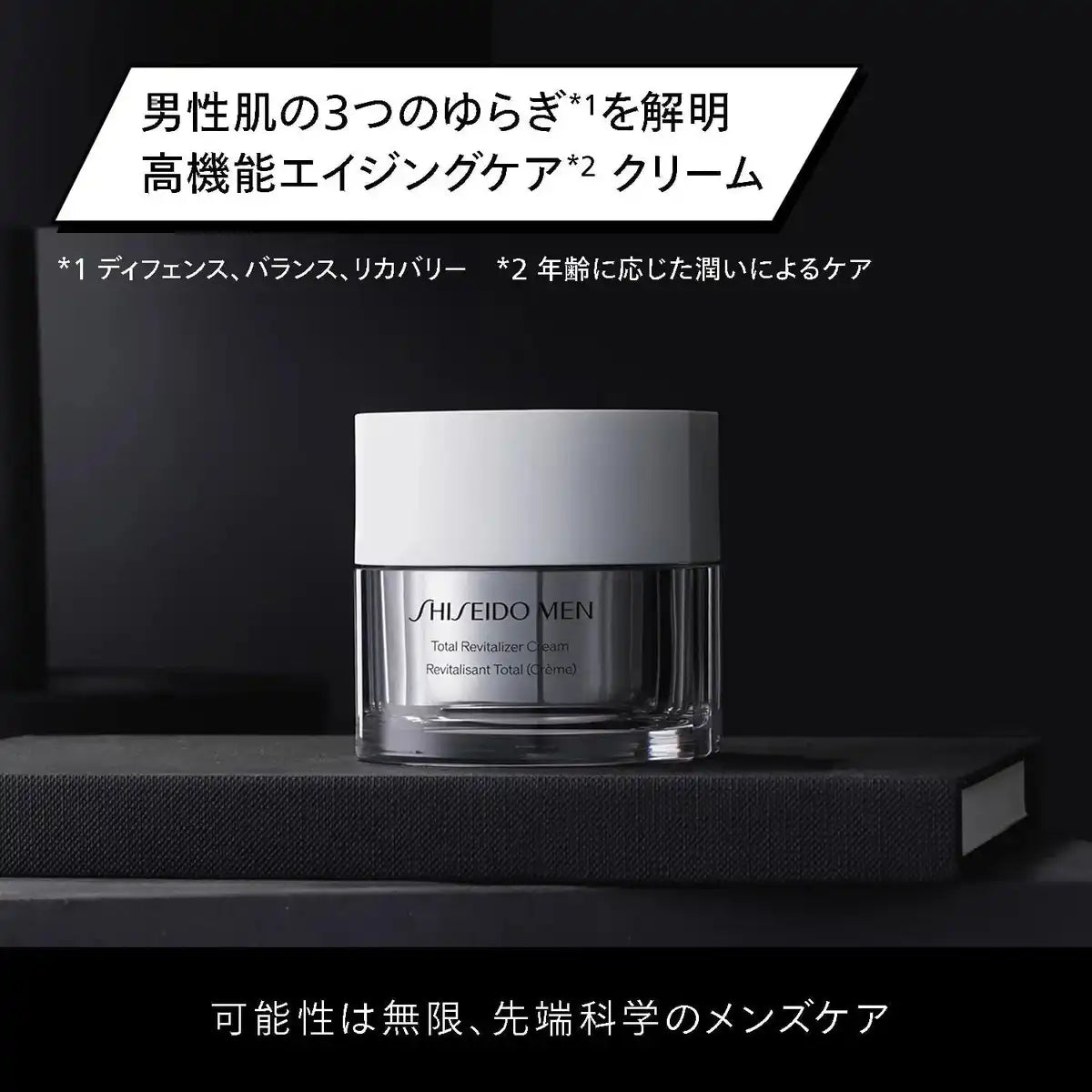 Shiseido Men Total R Cream N Men's Cream Serum Aging Care