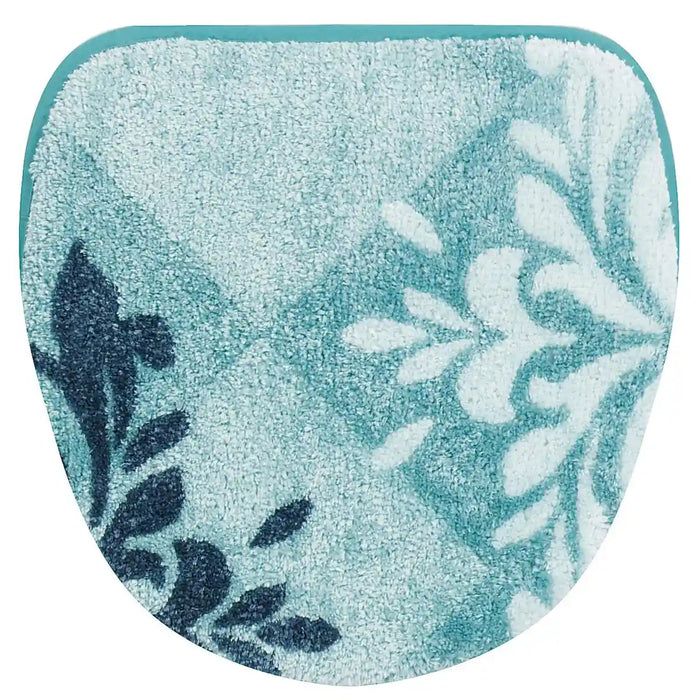 Senko M+Home Crawley Toilet Lid Cover Blue 33936 W/ Suction Sheet - Japan