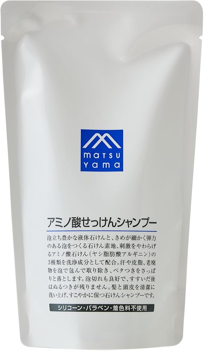 松山油脂 M-Mark アミノ酸せっけんシャンプー 詰替用 無香料 550mL