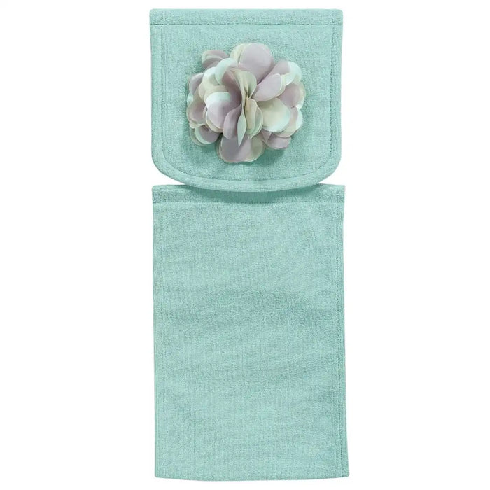 Senko Japan Sds Dose Melange Paper Holder Cover Blue Flower Motif | 77858