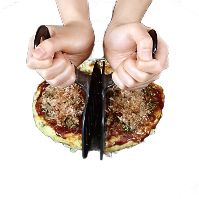 Akebono Okonomiyaki Pancake Slotted Turner Set (2) Japan