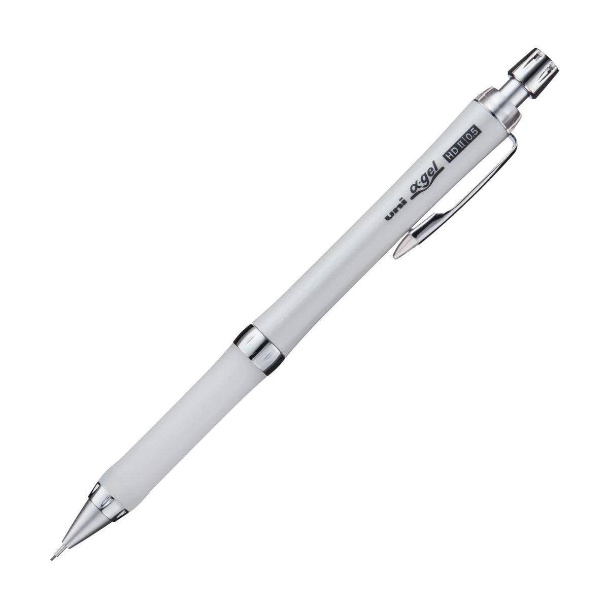 Mitsubishi Pencil Mechanical Pencil Alpha Gel Firm 0.5 White Japan M5809Gg1P.1