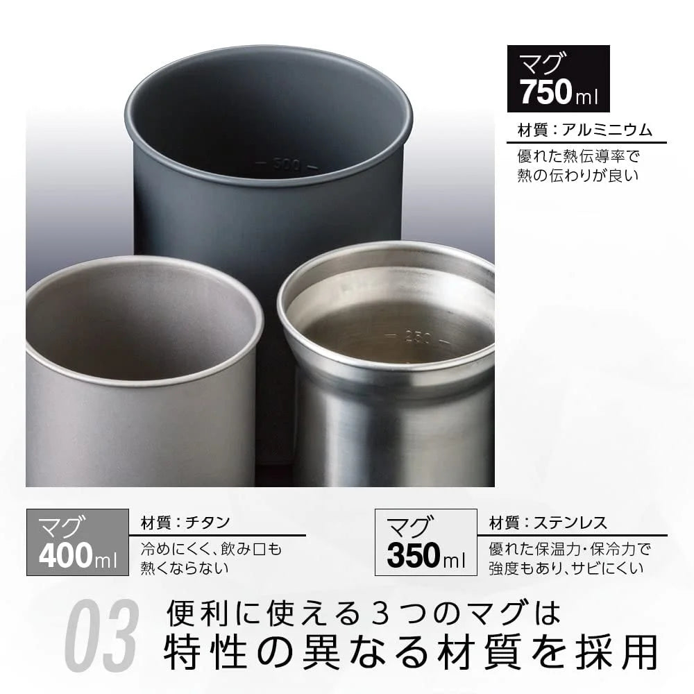 Soto Thermo Stack Cooker Combo Sod-521 Made In Japan