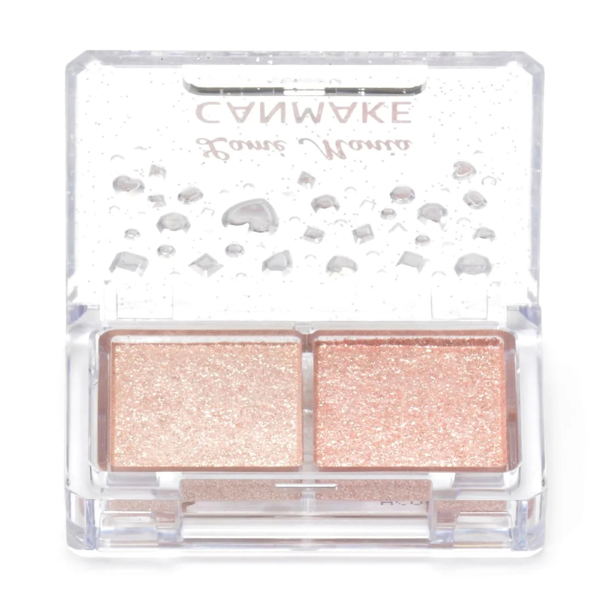 Canmake Glitter Mania 2-Color Eyeshadow 2.7g Pink Beige Shine Pearl