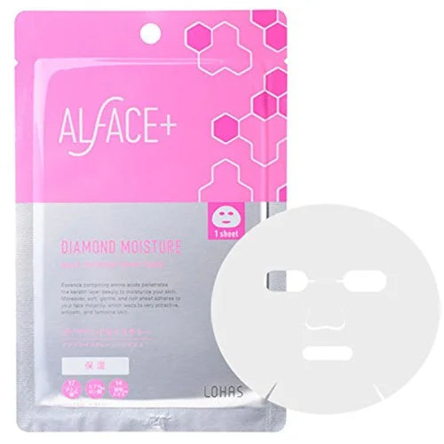 Alface Aqua Moisture Sheet Mask Diamond Moisture 5-Sheet Box - Mask For Dry & Sensitive Skin
