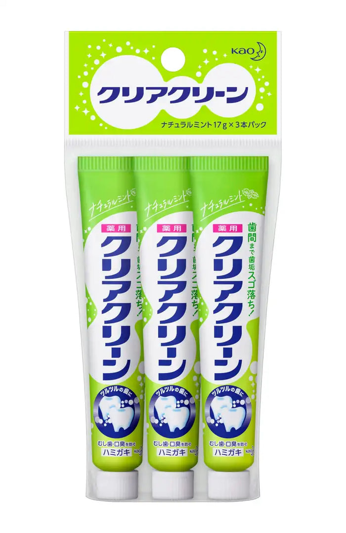 Clear Clean Natural Mint Mini Toothpaste 17G x 3 Pack
