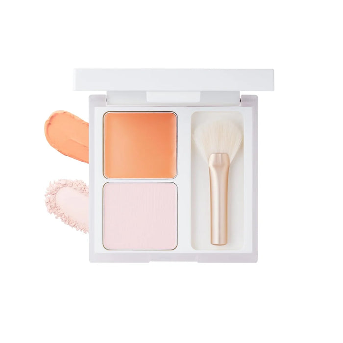 Wonjungyo Cover Master 亮泽遮瑕膏 01 Bisque Pink Palette Cream Powder