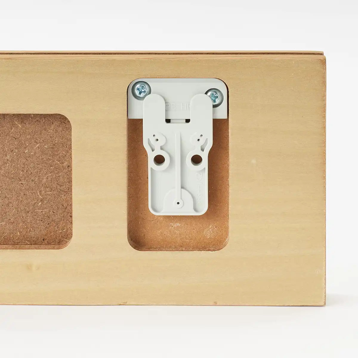Mujirushi Ryohin Wall Attachable Furniture 3 Hangers Oak Wood 44X2.5X10Cm Japan