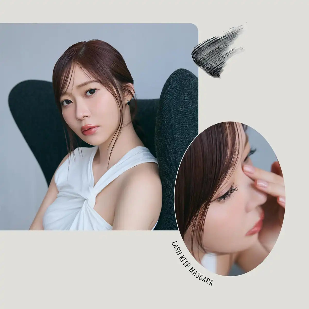 Ririmew Lash Keep Mascara Black by Rino Sashihara for Long-Lasting Volume