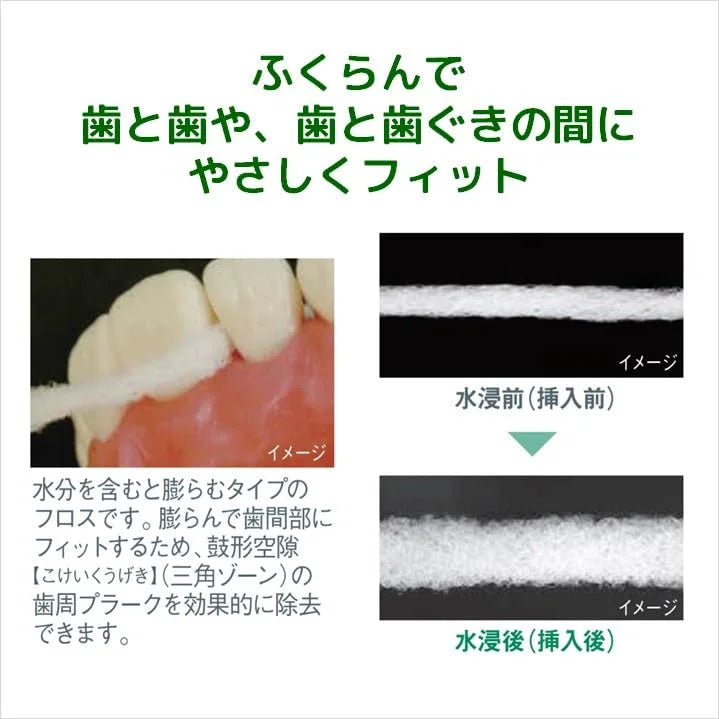 Gum Dental Floss Waxed Expandable 40M for Interdental Care
