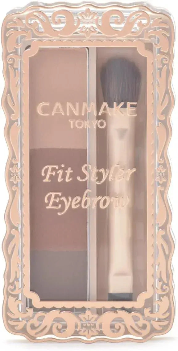 Canmake Fit Styler Eyebrow Pencil Eyebrow Makeup - 02 Maroon Brown - 4901008317618