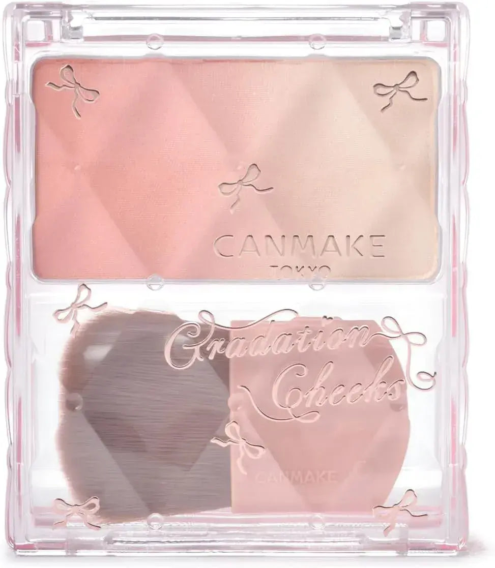 Canmake Gradient Cheeks 02 Momo Milk Tea 3D Glossy Blush