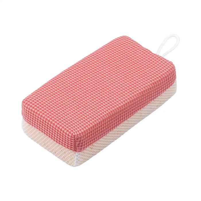 Lec Gekiochi Akakabi-Kun Bath Cleaner Microfiber Net Japan S00102