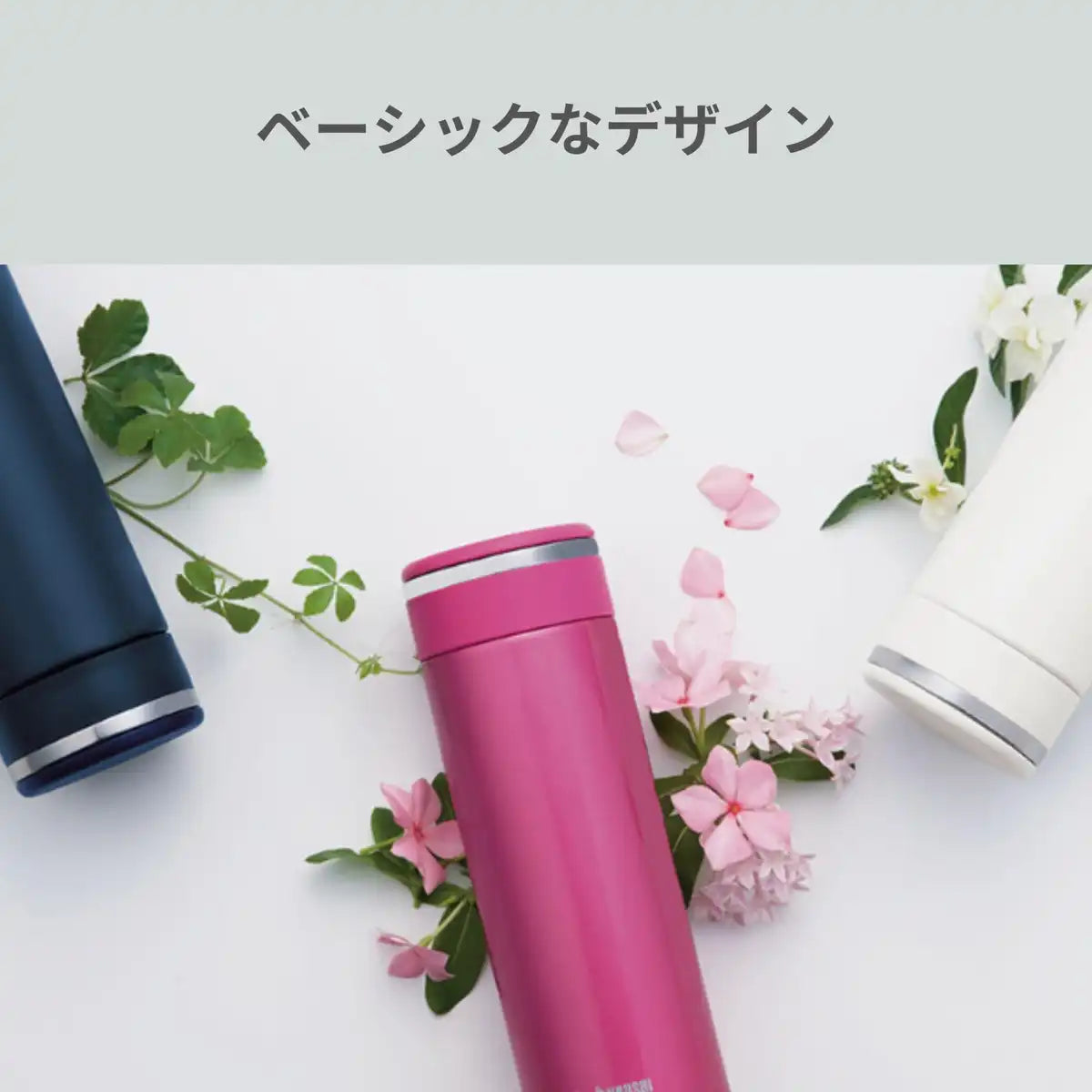 Zojirushi 480ml Stainless Steel Hot/Cold Water Bottle - Lightweight Direct Drinking - Navy