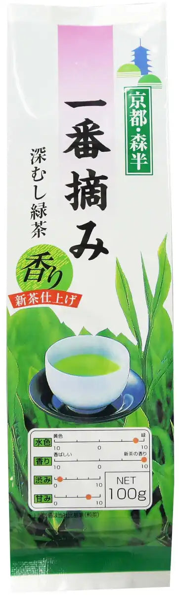 Morihan First Harvest Deep Steamed Green Tea 100g by Morihan