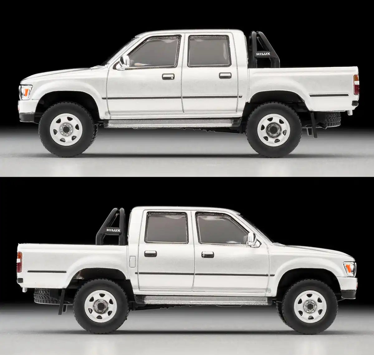 Tomytec Toyota Hilux 4WD Double Cab SSR Silver 1991 Model Lv-N256C