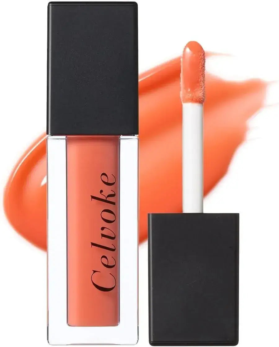 Celvoke EX08 Moisten Lip Drop Jellyfish Lip Gloss Beauty Serum - 06 Irony Peach - 4571649065225