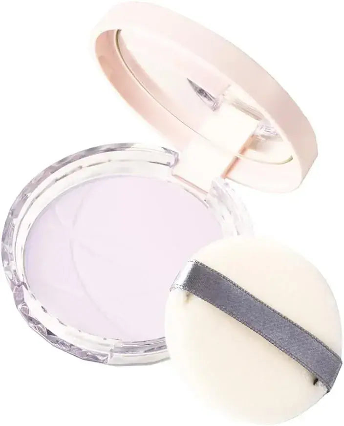 Cezanne Pore-less Fix Powder Clear Finish Prevents Glare Smooth Skin - Sheer Lavender - 4939553530626