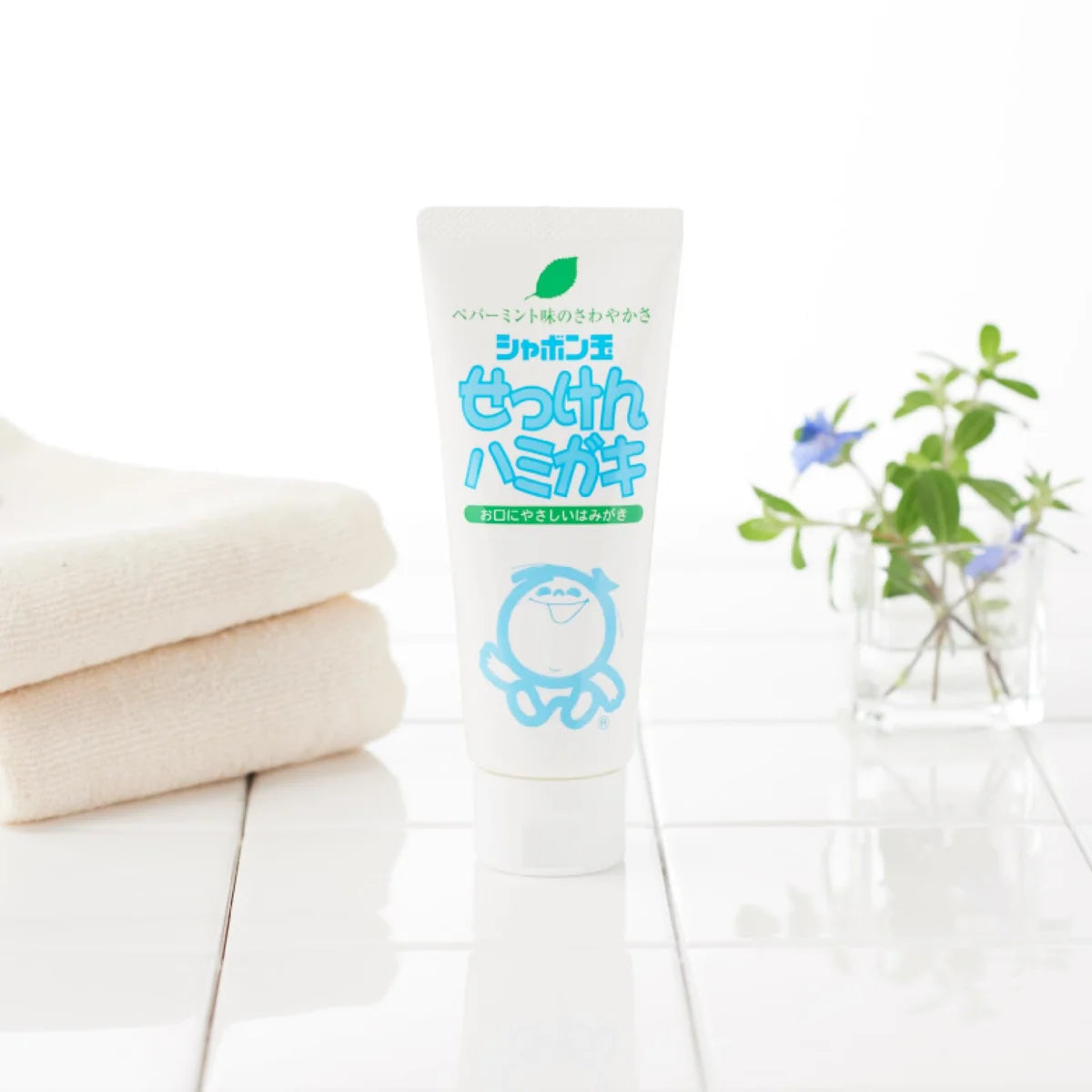Shabondama Soap Toothpaste 140G Fluoride-Free Whitening Formula