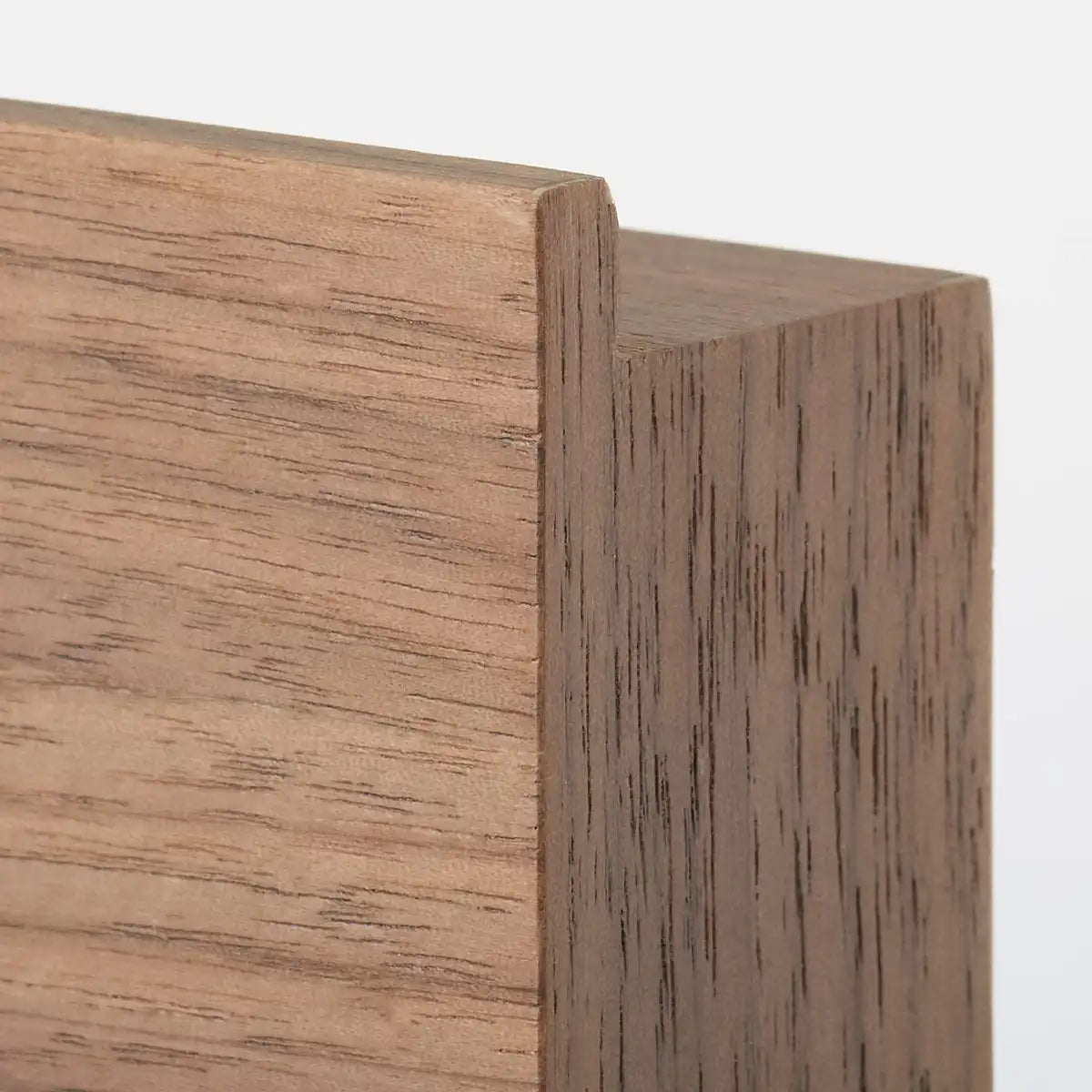 Mujirushi Ryohin Wall-Attached Furniture Walnut 44X4X9Cm - Made In Japan