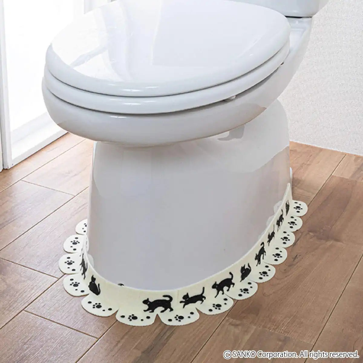 Sanko Mitsuba Kx-08 Toilet Gap Tape Stays In Place Just Sticks Japan Deodorant Washable Suction Cats 4 Sheets 8X58Cm