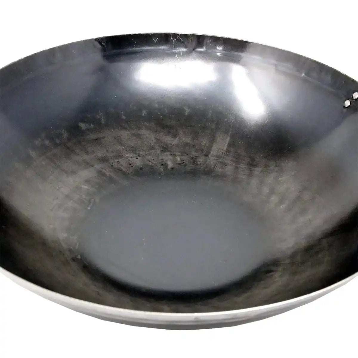 Yamada Hammered Iron Double-Handle Wok (1.6Mm Thickness) 48cm