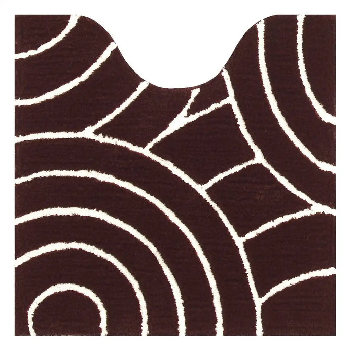 Senko M+Home Japan Bronx Toilet Mat Brown 60X60Cm Antibacterial Deodorant 20703