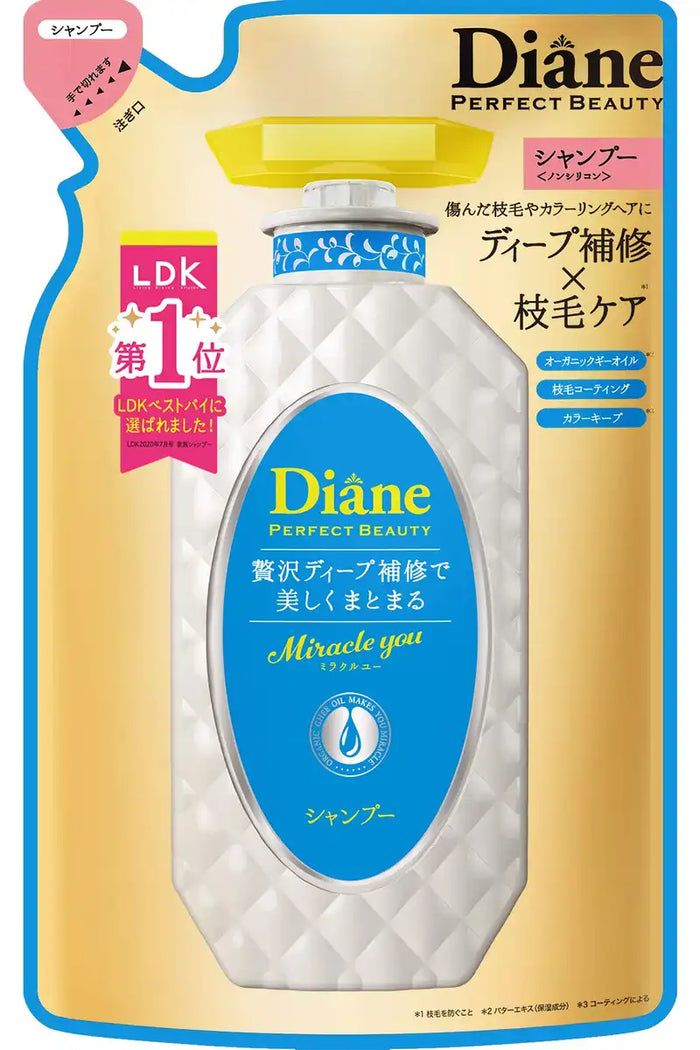 Diane Shampoo Color Keep & Damage Repair 330ml Shiny Floral Scent Refill