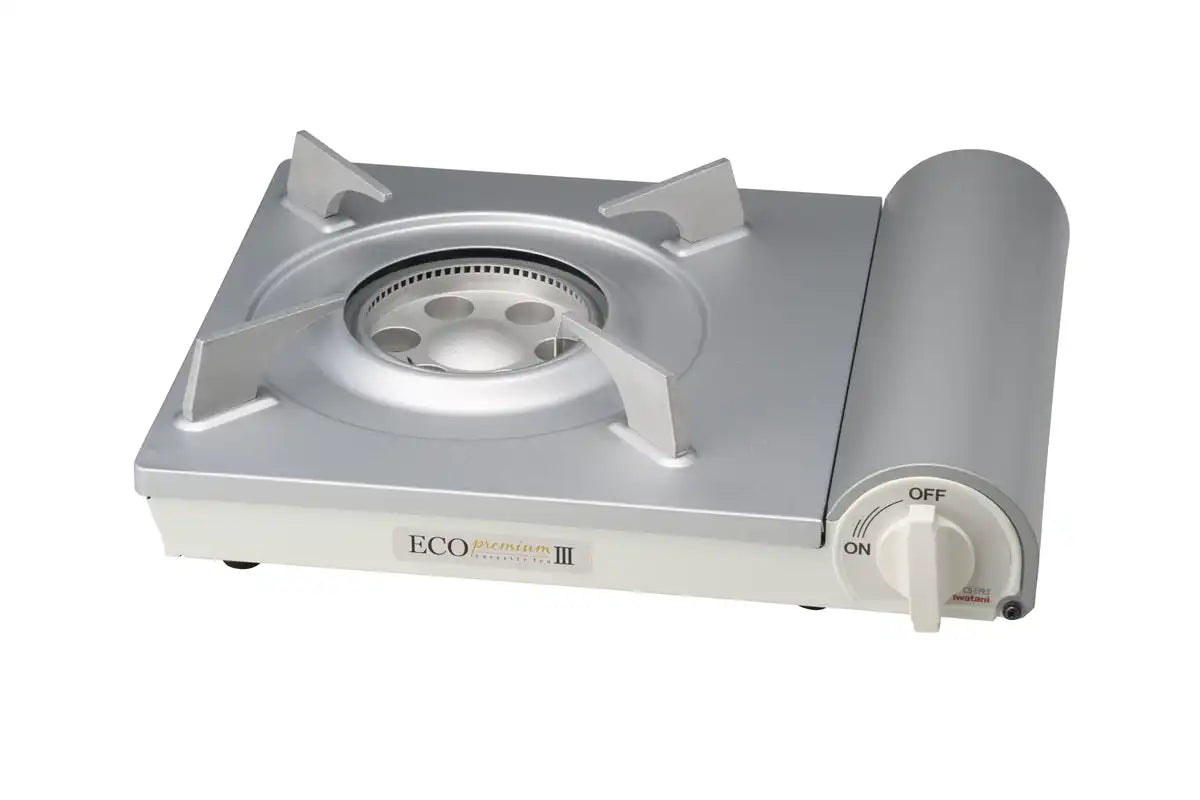 Iwatani Portable Gas Stove CB-EPR-3 Eco Premium III for Camping & Emergencies