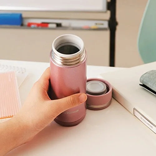 Zojirushi Water Bottle Stainless Steel Mug Bottle Japan 480Ml Rose Sm-Je48Az-Pr Amazon Exclusive